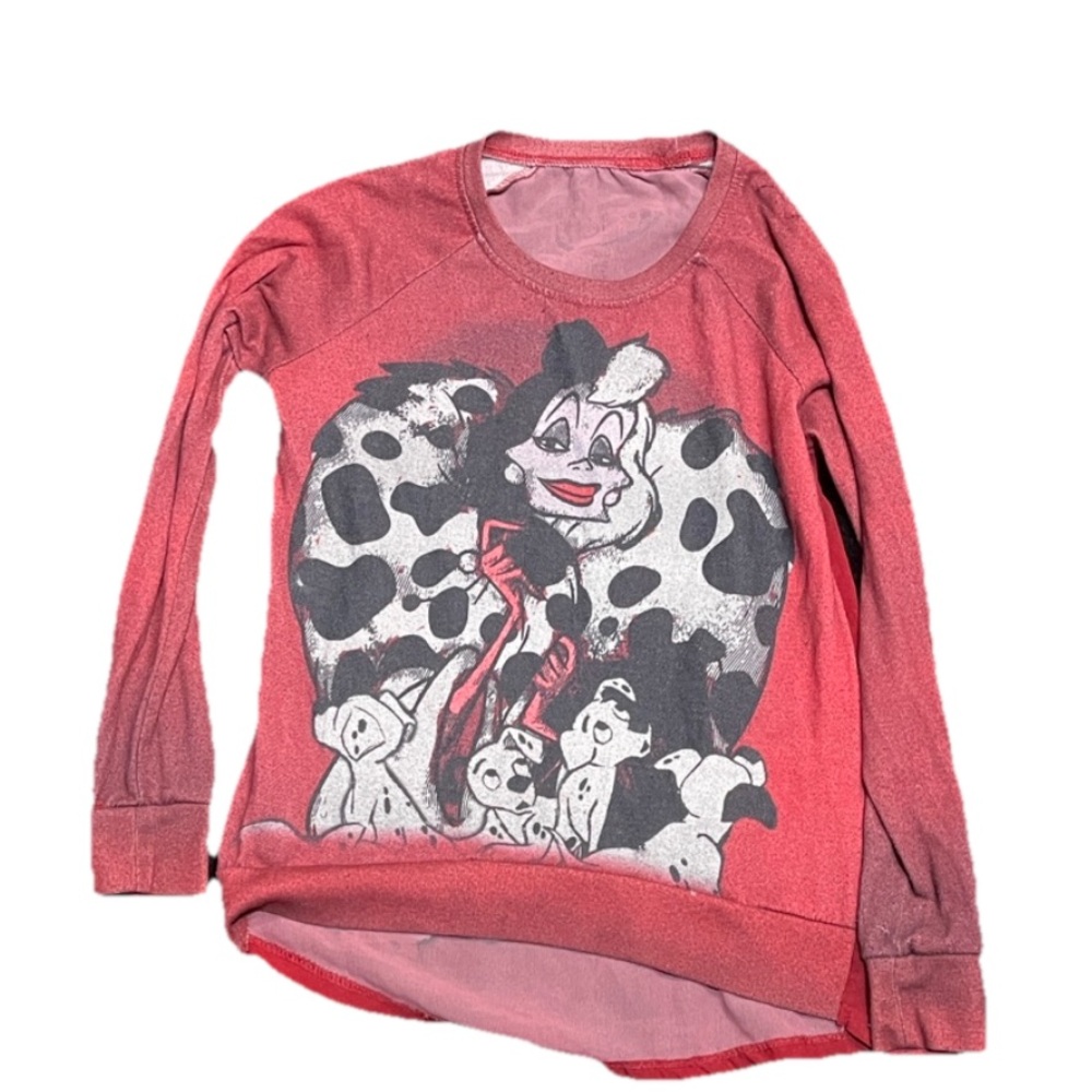 Disney Kids Red Cruella De Vil Sweatshirt